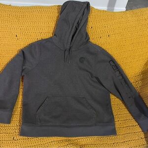 Carhartt Gray Sweatshirt Pullover Hoodie